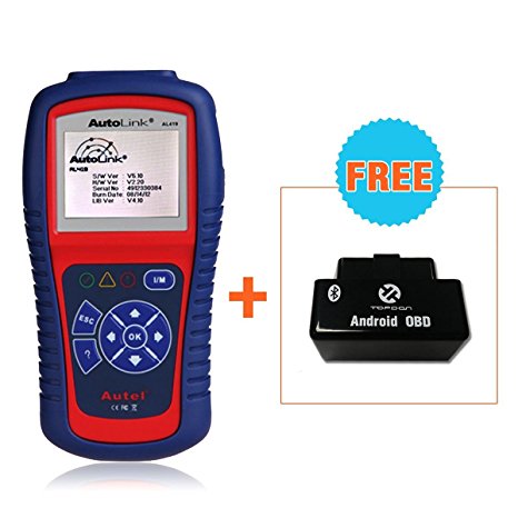 Autel AL419 Color Screen OBDII/CAN Scanner with Code Tips & Multilingual Menu Free Update Online