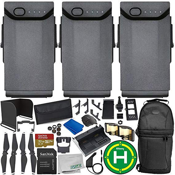 Everything You Need Ultimate Accessory Bundle (3-Battery, for Mavic Air)