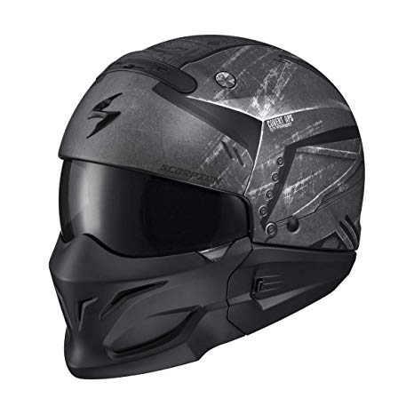 Scorpion Covert Helmet - Incursion (Large) (Black/Grey)