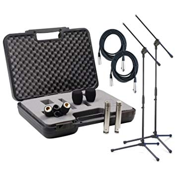 Rode NT5 Matched Pair NT5 1/2" Cardioid Condenser Microphones w/ 2 Cables and Stands