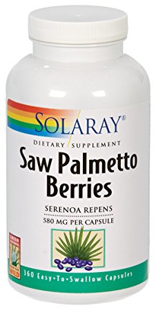 Solaray - Saw Palmetto Berries, 580 mg, 360 capsules