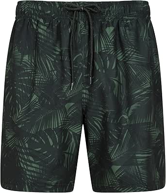 Mountain Warehouse Aruba Mens Swim Shorts - Fast Dry Swimming Trunks, Lightweight Board Shorts, Adjustable Draw Cord Beach Short Pants - Ideal for Holidays & Outdoors