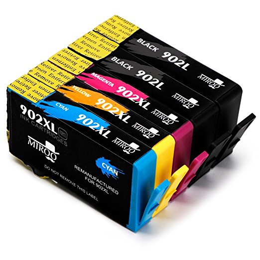 MIROO Remanufactured HP 902XL Ink Cartridges , Use for HP OfficeJet 6968 6978 6970 6975 6951 6954 6962 6960 6958 6860 6974 6961 6963 Printer,1 Set  1 Black