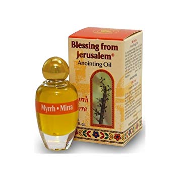 Anointing Oil with Myrrh Spice in Glass Bottle (10ml)