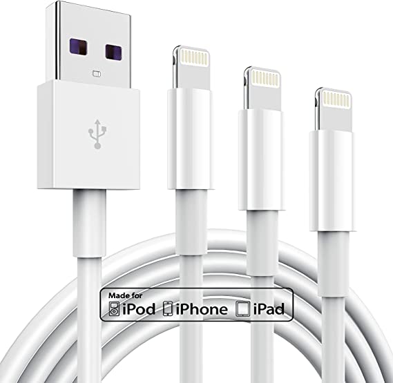 3 Pack Apple MFi Certified iPhone Charger 10ft, OOOUSE Extra Long Lightning Cable 10 Foot, Fast Charging Cord 10 Feet iPhone Charger Cable Compatible for iPhone 11/11Pro/11Max/ X/XS/XR/XS Max/8/7/6