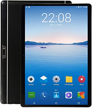Penen 10 inch Android Tablet PC, 5G Wi-Fi, 4GB RAM,64GB ROM, Octa -Core Processor, IPS HD Display, 3G Phablet with Dual Sim Card Slots, WiFi, Bluetooth, GPS, Tablets for Kids,M1 (Black)