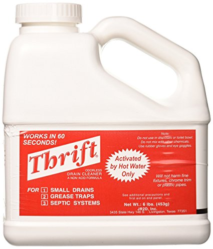 THRIFT T-600 Alkaline Based 6 lb. Granular Drain Cleaner