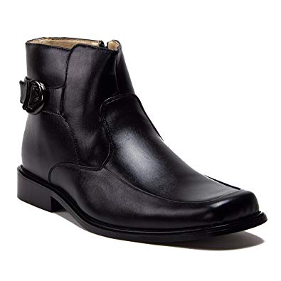 J'aime Aldo New Men's 38306 Leather Lined Tall Zipped Square Toe Dress Boots
