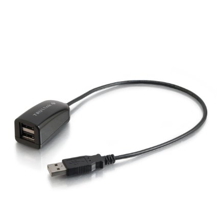 C2G / Cables To Go 29525 2-Port USB Hub for Chromebooks, Laptops, and Desktops