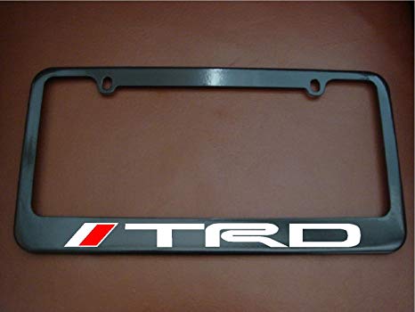 TRD License Plate Frame Black