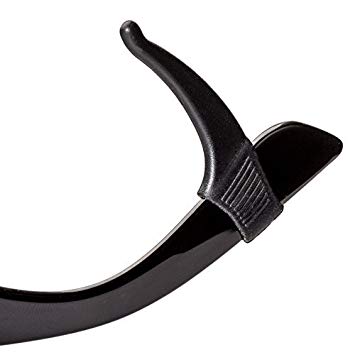 Keepons Superstretch Black Prevent Eyeglass Slipping Anti Slip Anti Slide Eyewear Sunglasses Spectacle Glasses Temple Tip Sports Ear Hook Sleeve Retainer (10 Pairs)