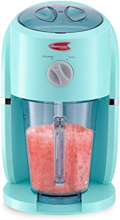 Elite Gourmet EIM-9268 Electric Countertop 34-Oz Frozen Drink Beverage Maker, Perfect for Slushies, Margaritas, Daiquiris, Snow Cones, Blue, Large, Black