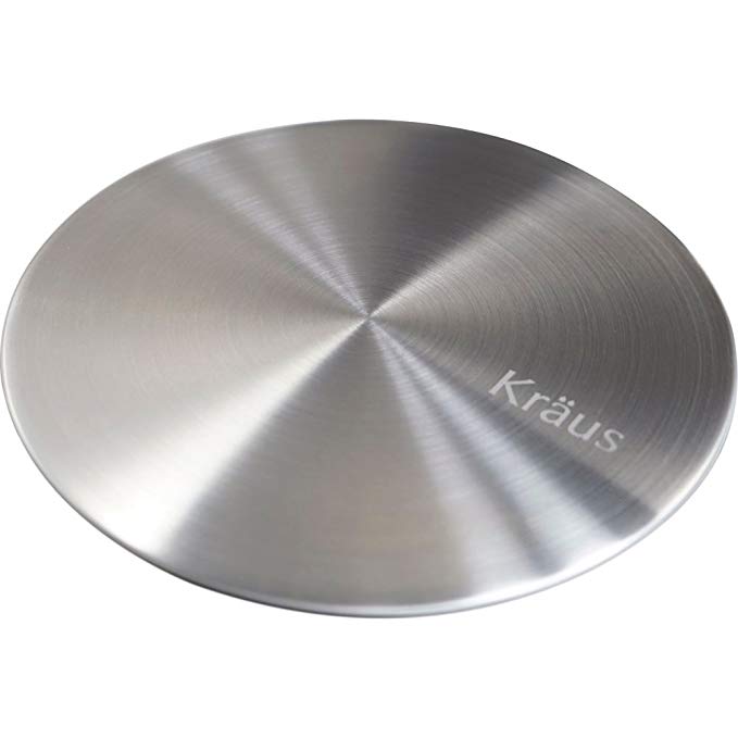 KRAUS 5" CapPro Drain Cover, works w/any Kitchen Sink Strainer or Garbage Disposal