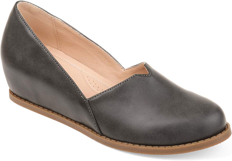 Journee Collection Comfort Val Womens Wedge Loafers