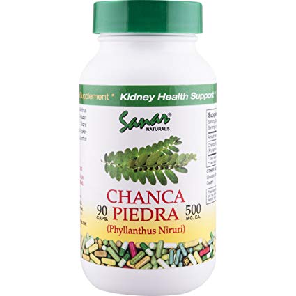 Sanar Naturals Chanca Piedra Capsules, 500mg, 90 Count - Stonebreaker, Herbal Supplement for Kidney and Urinary Tract Health (1)