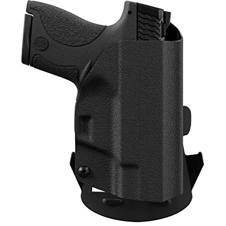We The People - Black - Outside Waistband Concealed Carry - OWB Kydex Holster - Adjustable Ride/Cant/Retention