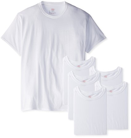 Hanes Men's Crew T-Shirt (Pack of 6)