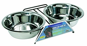 Dogit Stainless Steel Double Dog Diner
