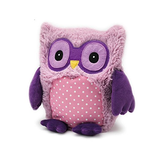 Intelex Hooty Microwaveable Plush, Purple