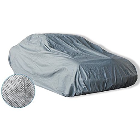 Oxgord Premium Car Cover Outdoor Water Resistant Fabric Multi-Layered Extra Large - Mustang / Camry Size