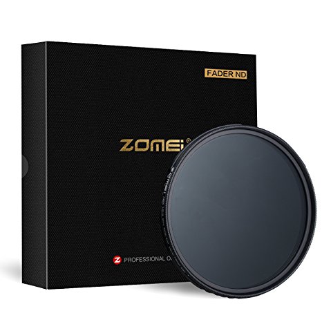 ZOMEi 77mm Variable Neutral Density Filter 77VND for Camera lenses