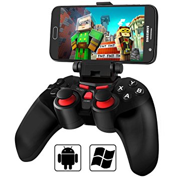 BEBONCOOL Wireless Bluetooth Game Controller with Clip for Android Phone/Tablet/TV Box/Gear VR