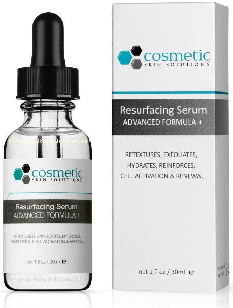 Best Resurfacing Serum Advanced Formula  1 fl oz  30 ml - Exfoliates retextures activates replenishes and hydrates