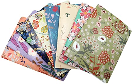 8pcs Mini Notebook,Floral Patterns Portable Pocket Journal Steno Memo Notebook MiniDaily NotePad(8 Patterns,Ruled Pages)