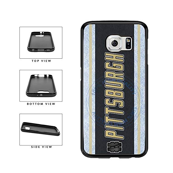 BleuReign(TM) Hockey Team Hashtag Pittsburgh #Pittsburgh TPU RUBBER SILICONE Phone Case Back Cover For Samsung Galaxy S7