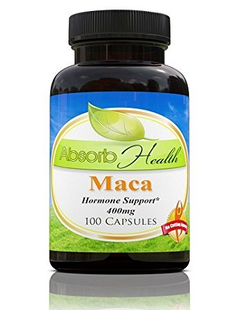 Maca | Hormonal and Reproductive Support | 4:1 Concentration | 100 Capsules | 400mg Per Capsules