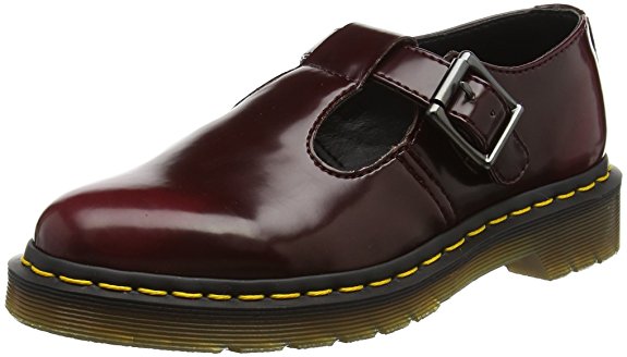 Dr. Martens Women's Vegan Polley T-Bar Fashion Mary Janes