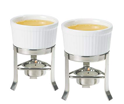 Oggi 2-Piece Butter Warmer Set with Stainless Steel Stand