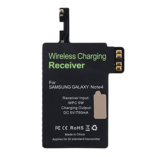 DiGiYes Universal 5V 750mA Qi Wireless Charger Charging Receiver Module for Samsung Galaxy Note 4