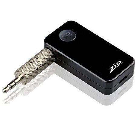 iPhone 6S Bluetooth ReceiverZio Mini Wireless CSR Bluetooth 40 Audio Music Streaming Receiver Adapter with 35 mm Stereo Output and Hands Free Calling for Car and Integrated multi-point technology for iphone 6 6 Plus 5 5c 5s 4s ipad LG G2 Samsung Galaxy S5 S4 S3 Note 3 iPod MP3 and other Audio Devices Black