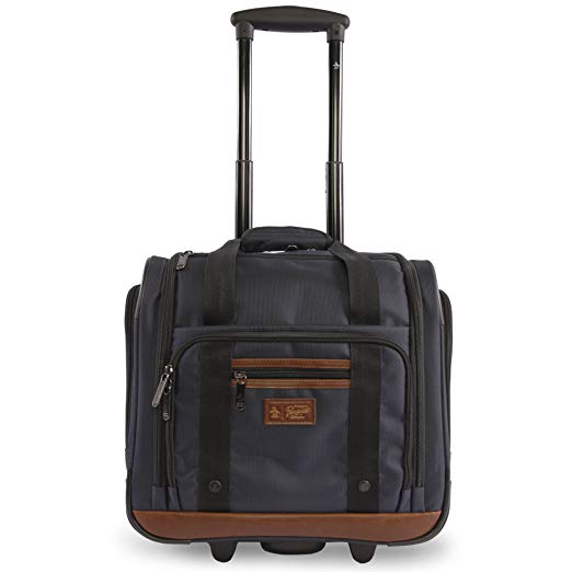 ORIGINAL PENGUIN Wheeled Under The Seat Carry On Bag-16", Navy