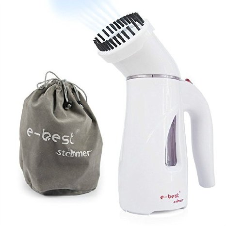 Compact Textile and Fabric Portable Garment Vapor Steamer Cleaner with Travel Pouch