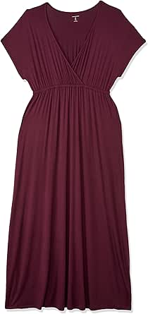 Amazon Essentials Women's Waisted Maxi Dress (Available in Plus Size)