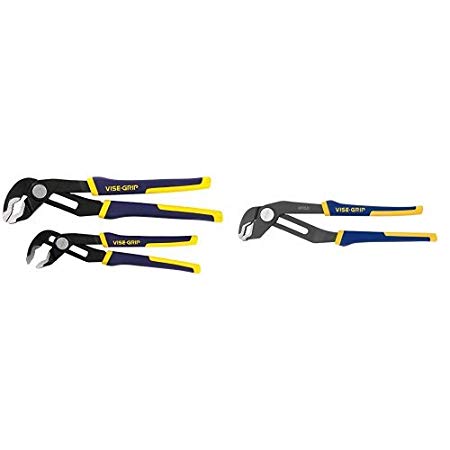 IRWIN VISE-GRIP GrooveLock Pliers Set, V-Jaw and GrooveLock Pliers, V-Jaw