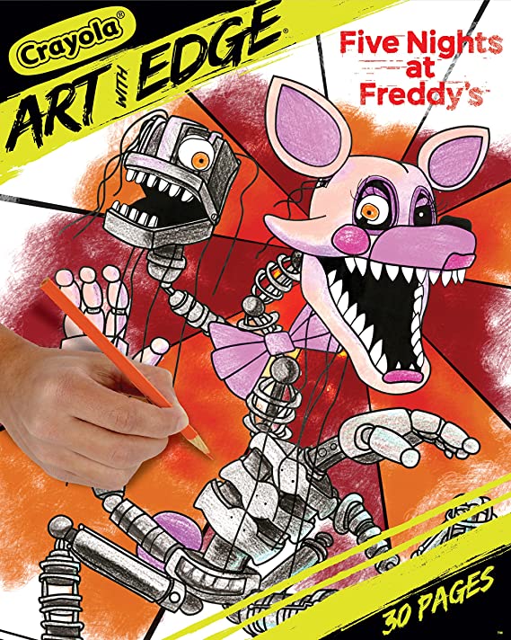 Crayola Five Nights at Freddy's Coloring Pages, Adult Coloring, 30 Count