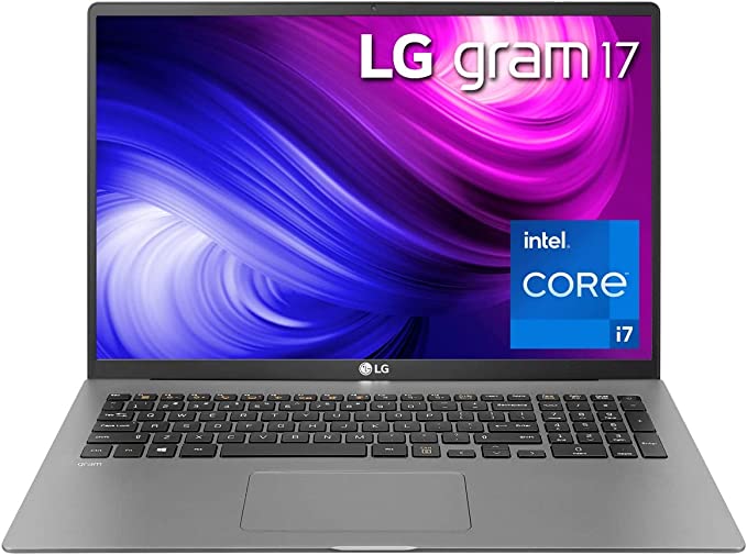 LG 2023 Gram Ultralight Laptop 17" WQXGA IPS LGD Intel Evo 12-Core i7-1260P 16GB LPDDR5 Dual 512GB SSD Iris Xe Graphics HDMI WiFi 6E Thunderbolt4 Backlit FPR Full Day Battery Windows 11 Pro w/RE USB