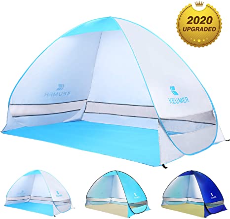 BATTOP Pop Up Beach Tent Sun Shelter Anti UV Beach Shelter for Outdoor Sets Up in Seconds 2-3 Person