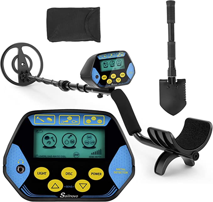 Metal Detector for Adults Professional Adjustable Waterproof Detectors with Pinpoint, Audio Prompts, DISC & All Metal Modes - High Accuracy Detector Gift Set for Gold Coin Treasures Hunting Beginners