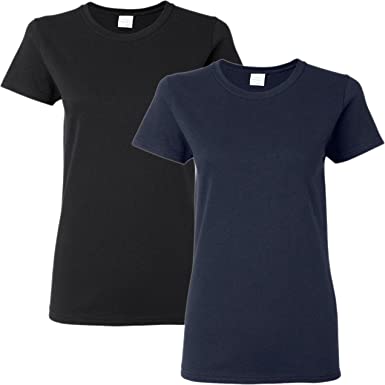 Gildan Women's Heavy Cotton T-Shirt, Style G5000L, 2-Pack