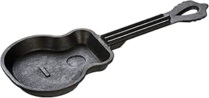 Lodge Guitar Mini Skillet, Black, 10.75-inch