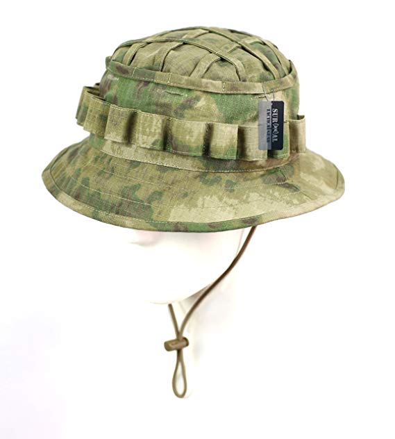 ZAPT Boonie Hat Military Camo Cap Hunter Sniper Ghillie Bucket Hats Adjustable Jungle Bush Hat