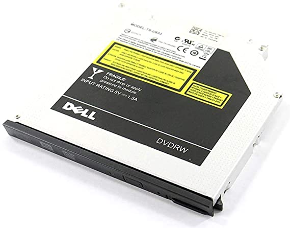 Genuine Dell TS-U633, G558F, Slim CD/DVD ± RW DVD±RW CD±RW DVD-RW CD-RW SATA 8x Dual Layer Burner Optical Drive For Latitude E4200, E4210, E4300, E4310, E5410, E5500, E5510, E6400, E6410, E6500, E6510, XT2, Z600, and Precision Mobile WorkStation M2400, M4400 No bezel Compatible Part Numbers: G558F, P53MW, H866F, TS-U633, TS-U633A