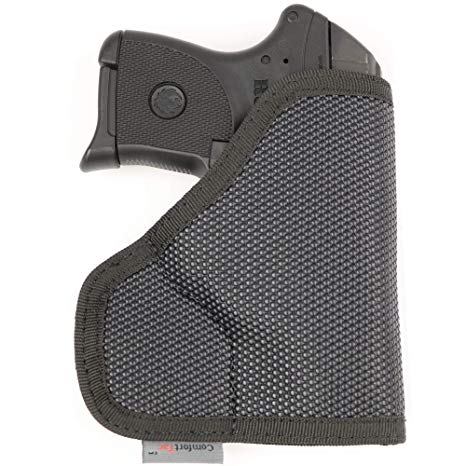 ComfortTac The Protector Premium Pocket Holster for Concealed Carry Fits Most Subcompact 380 Pistols Including Glock 42, Ruger LCP, S&W Bodyguard, Sig Sauer P238, Taurus 738, and Many More