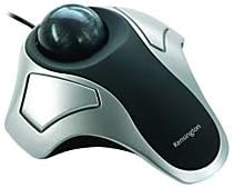 Kensington Orbit Optical Trackball Mouse, USB 2.0, Left/Right Hand Use, Black/Silver