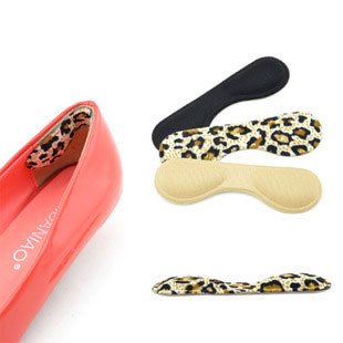 Services for You Comfortable 4d Memory Foam Shoe Cushions/pads Heel Insoles(set of 3) (Leopard color and Complexion)