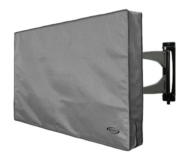 InCover 60"-65" Outdoor TV Cover - Compatible with Flat TV, LCD, LED, 3D and Plasma TV - Water and Dust Resistant - Soft Interior - Fits over most TV Mounts and Stands - Built-in pocket for TV Remote